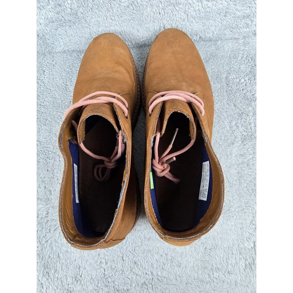 Timberland Squall Canyon Mens Size 10.5 Brown Leather Waterproof Chukka Boots